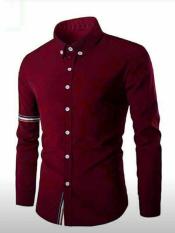 Kemeja Alvin Marun Atasan Cwo Baju Pria Hem Kemeja Casual