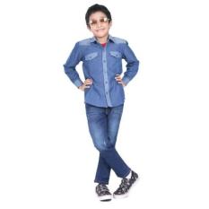 Kemeja Anak Laki-Laki Bahan Katun Adem Usia 6-12 Tahun Kualitas Distro Original Bandung