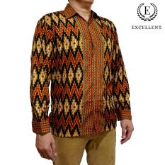 Kemeja Batik Excellent Emas - Intan Hitam