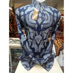 KEMEJA BATIK JOGJA HALUS PRIA LENGAN PANJANG TERBARU BAHAN COTTON