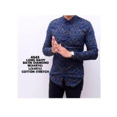 Kemeja Batik Pria / Baju Pria Lengan Panjang / Batik Jogja Murah D389