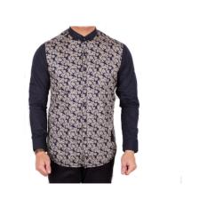 kemeja batik pria gradation navy panjang slimfit baju kemeja batik pria gradation navy panjang slimfit baju