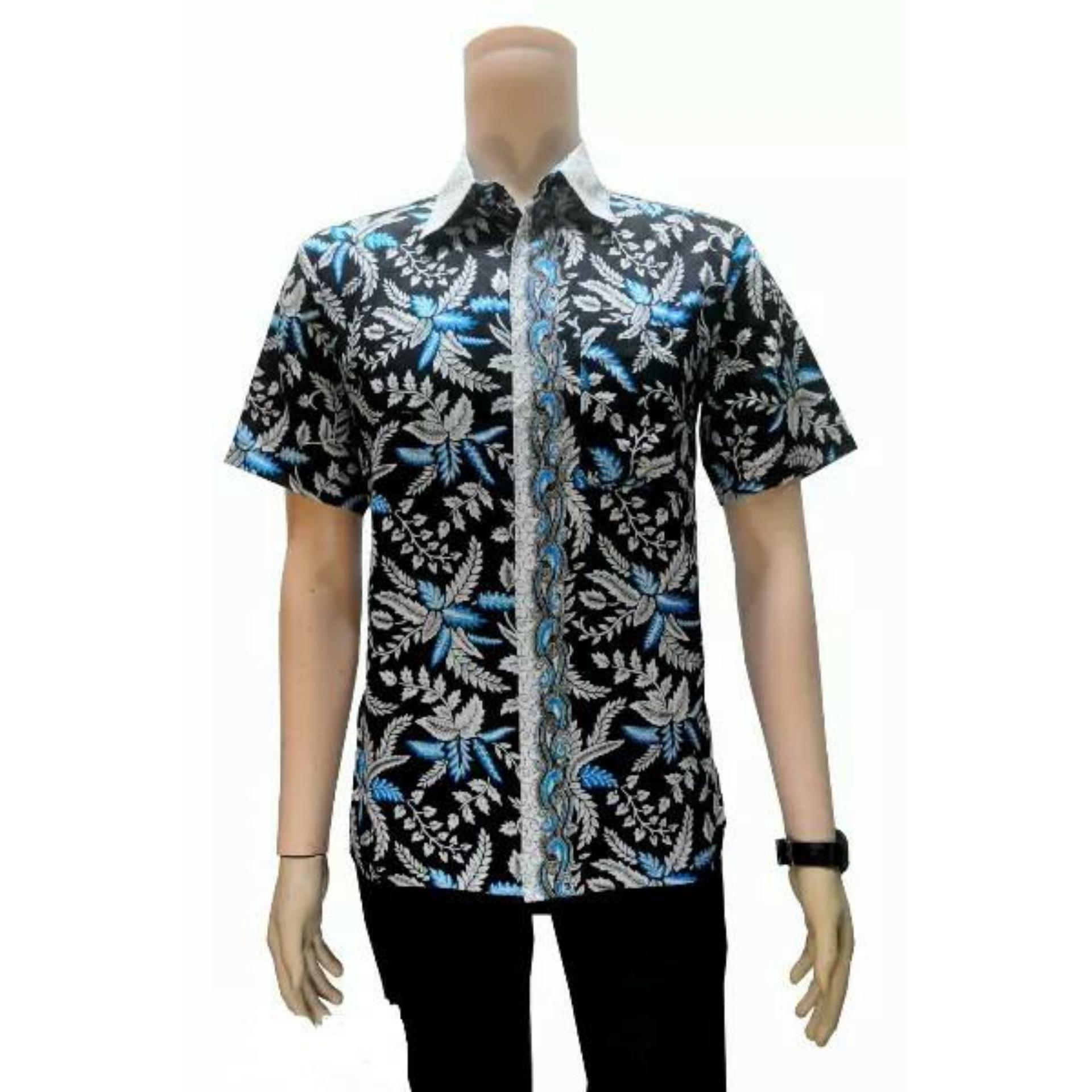 Kemeja Batik Pria Lengan Pendek