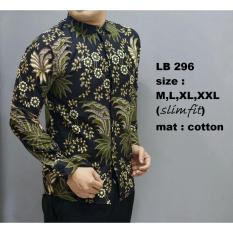 KEMEJA BATIK PRIA SLIM FIT MODERN LENGAN PANJANG