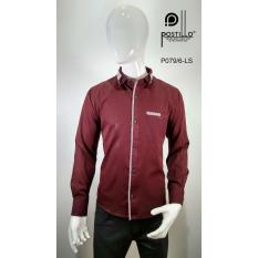 Kemeja Fashion Pria Slim Fit Postillo P079-6-LS