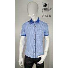 Kemeja Fashion Pria Slim Fit Postillo P190-9-SS