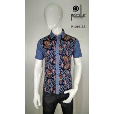 Kemeja Fashion Pria Slim Fit Postillo P199-6-SS