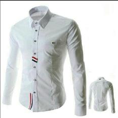 Kemeja Icko Putih Fashion Pria Atasan Hem Baju Cwo