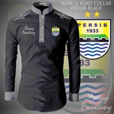 Kemeja Koko Collar Persib Bandung Black