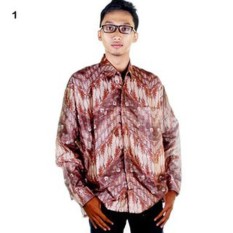 Kemeja } Koko | Hem Batik Semi Sutra Rio (bisa seragam)