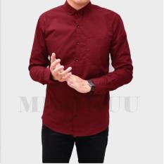 Kemeja Lengan Panjang Polos / Fashion Pria / Premium