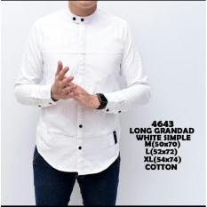 bajuku murah kemeja koko pria warna putih unisex kemeja pria lengan panjang kerah lipat garis garis atasan pria fashion pria kemeja distro kantor kerja casual formal batik sweater kaos oblong long sleeves short sleeves superhero superman batman