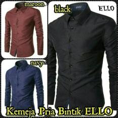KEMEJA PRIA BINTIK ELLO DISTROKLX01