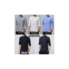 Kemeja Pria Casual , Lengkap Dengan Motif Kantong, Cocok Untuk Pria Kantoran, Kuliahan, Dan Bepergian