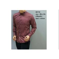 Kemeja Salur Pria / Baju Slimfit / Baju Pesta / Baju Keluarga 0F93