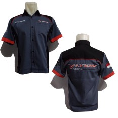 Kemeja Vixion Bikers Yamaha Riders Distro Motor BONUS Stiker Merch CADEL Bandung