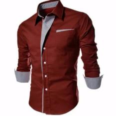 Kemeja Xky Tines Maroon - PF