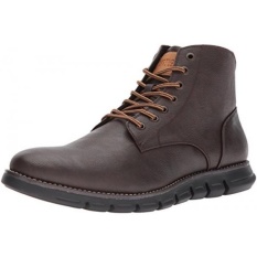 Kenneth Cole REACTION Mens Design 20755 Combat Boot, Brown, 9.5 M US - intl