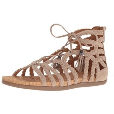 KENNETH COLE REAKSI Womens SLIM Loop Gladiator Sandal, Taupe, KAMI-Internasional