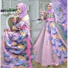 Kenzmal Maxi Gamis Dress Muslim Farasya Untuk Pesta - Tersedia 4 Warna