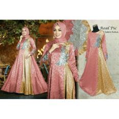 Kenzmal Maxi Gamis Dress Muslim Tasya Untuk Pesta - Tersedia 4 Warna