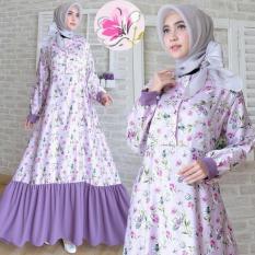 Kenzmal Maxy Gamis Dress Muslim Kiandra (Bisa Untuk Ibu Menyusui) - Tersedia 4 Warna