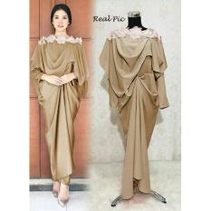 Kenzmal Maxy Gamis Dress Muslim Pesta Adelia - Tersedia 4 Warna