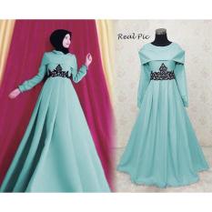 Kenzmal Maxy Gamis Dress Muslim Princess Untuk Pesta - Tersedia 3 Warna