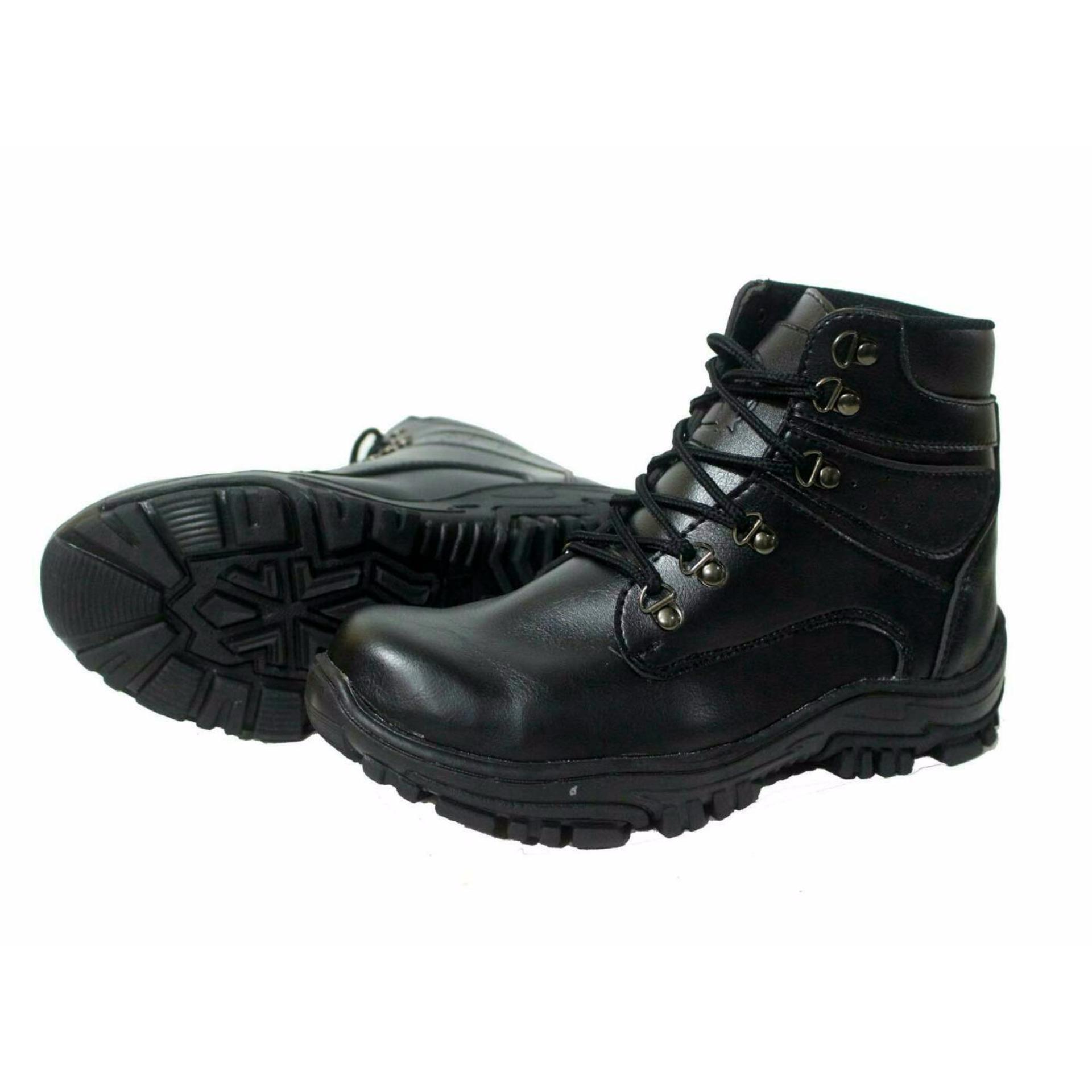 Sepatu Formal Boots Pantofel Pria Untuk Kerja dan Kantor Kulit Sintetis KERAK STORE Sepatu Boots Safety Pria- Boots Trecking Original avail rover