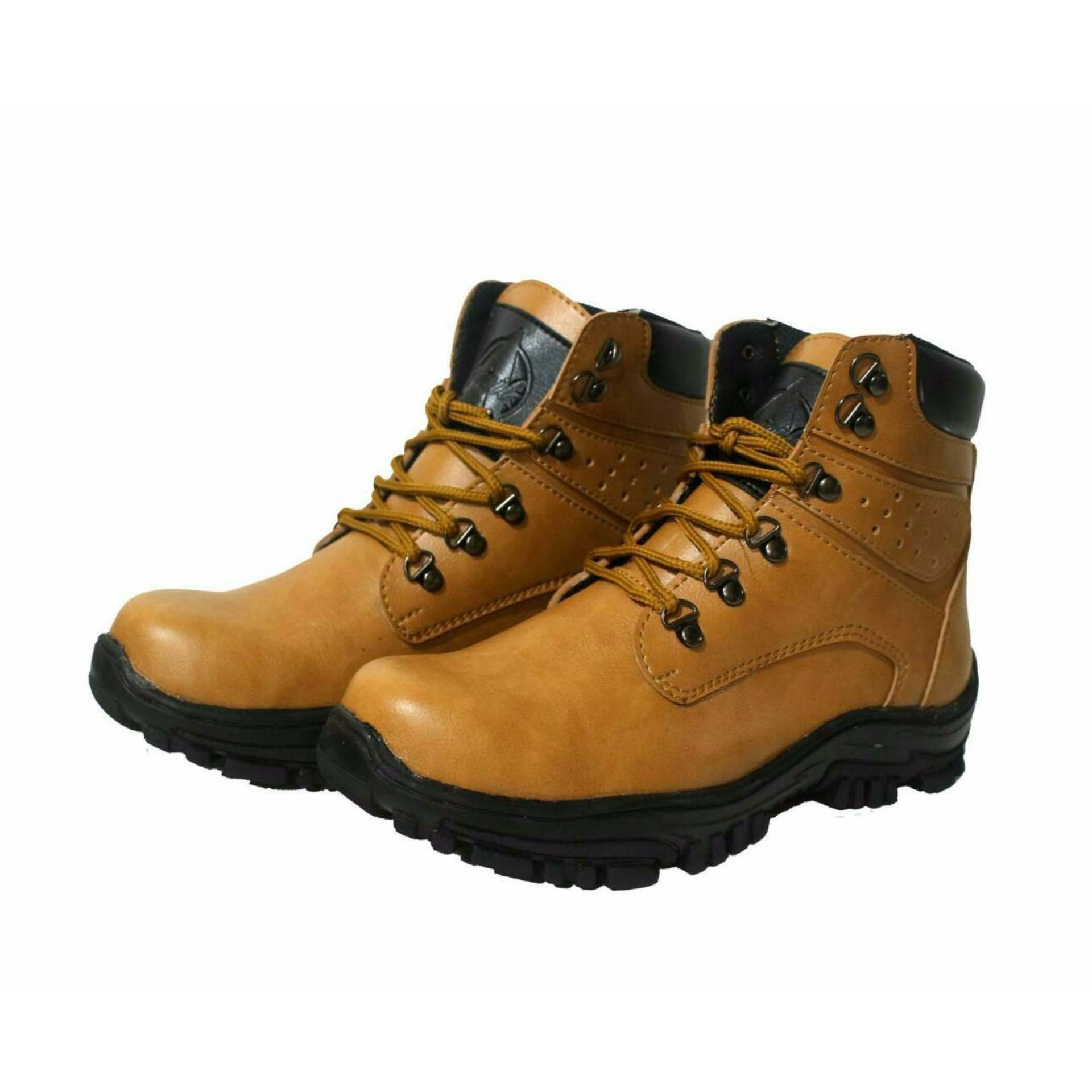 Sepatu Formal Boots Pantofel Pria Untuk Kerja dan Kantor Kulit Sintetis KERAK STORE Sepatu Boots Safety Pria- Boots Trecking Original avail rover