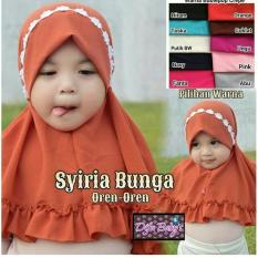 Kerudung Anak Bayi syiria bunga / Jilbab Anak Bayi / Jilbab Bayi / Hijab Pashmina Instan Anak