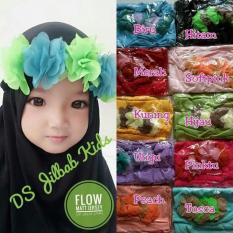 Kerudung Anak Bayi bunga flower murah / Jilbab Anak Bayi / Jilbab Bayi / Hijab Pashmina Instan Anak