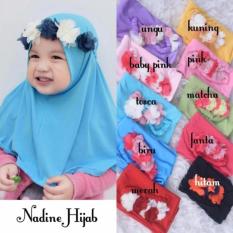 Kerudung Anak Bayi Nadine / Jilbab Anak Bayi / Jilbab Bayi / Hijab Pashmina Instan Anak