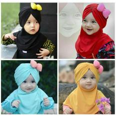 Kerudung Anak Bayi pita tebal / Jilbab Anak Bayi / Jilbab Bayi / Hijab Pashmina Instan Anak