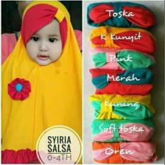 Kerudung Anak Bayi salsa / Jilbab Anak Bayi / Jilbab Bayi / Hijab Pashmina Instan Anak
