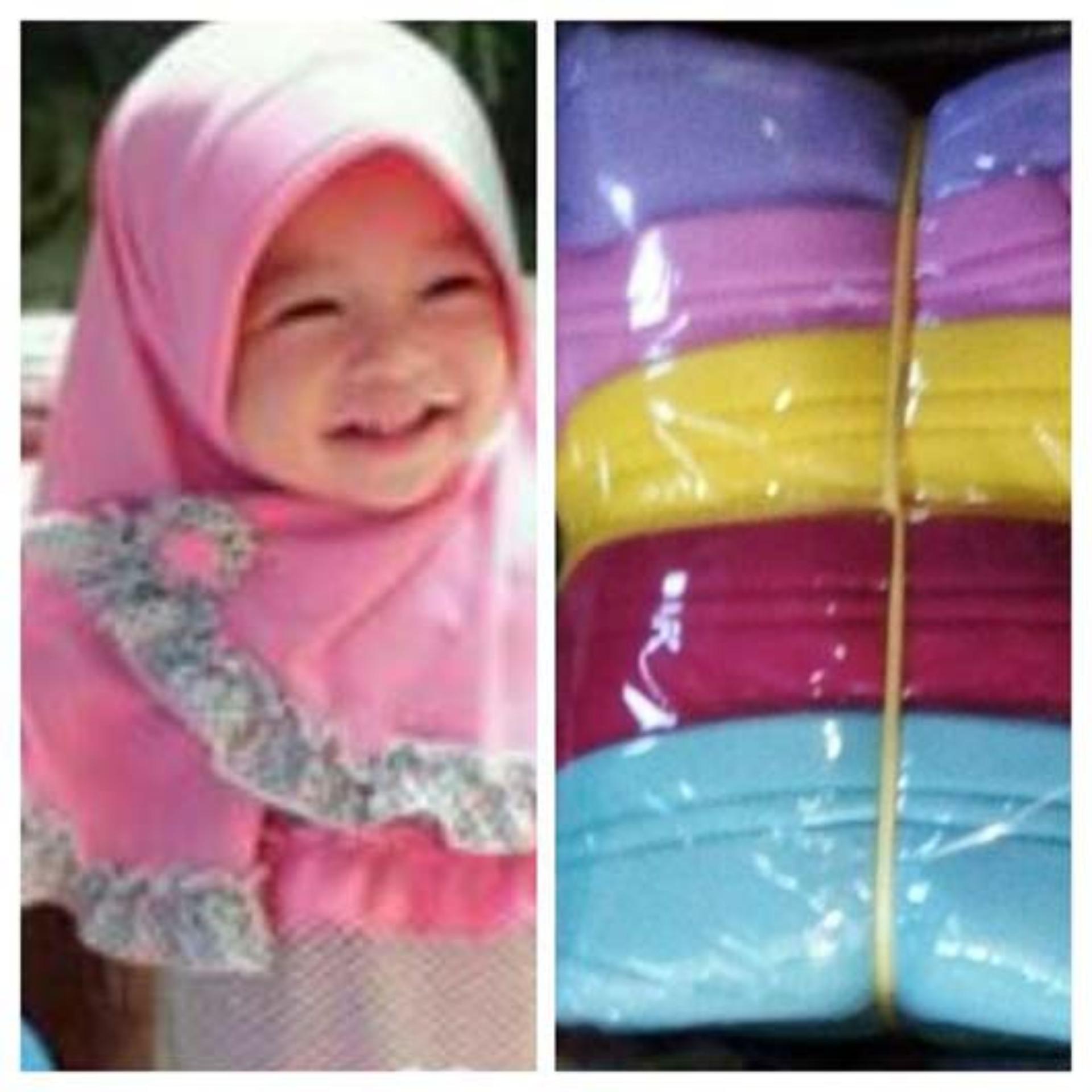  Kerudung Anak Bayi Yasna / Jilbab Anak Bayi / Jilbab Bayi / Hijab Pashmina Instan Anak  