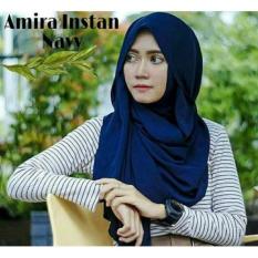 Kerudung Hijab Amira Instan Navy