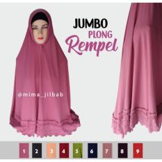 Kerudung Hijab Syari Jumbo Plong Rempel