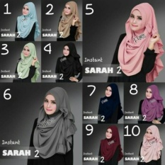 Kerudung Instan Sarah | Jilbab Syari Sarah | Jilbab Modern Terbaru