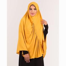 Kerudung Jilbab Hijab Instan Bergo Warna Kuning Emas GF GRK 9206