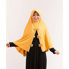 Kerudung Jilbab Hijab Instan Bergo Warna Kuning GF GUM 4722