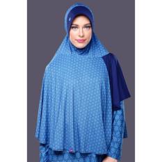 Kerudung Mezora - Bergo Chancal Navy