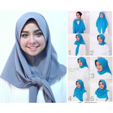 Kerudung Paris Instan - Jilbab Hijab Instan - Hijab Salsa Segiempat Instan