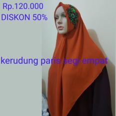 Kerudung Paris Segiempat Orange