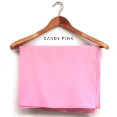 Kerudung Pashmina Ceruti Diamond Candy Pink