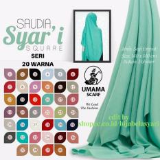 Kerudung Segiempat Saudia Syari Umama Jumbo Seri Warna/ Jilbab Segi Empat/ Jilbab Segiempat