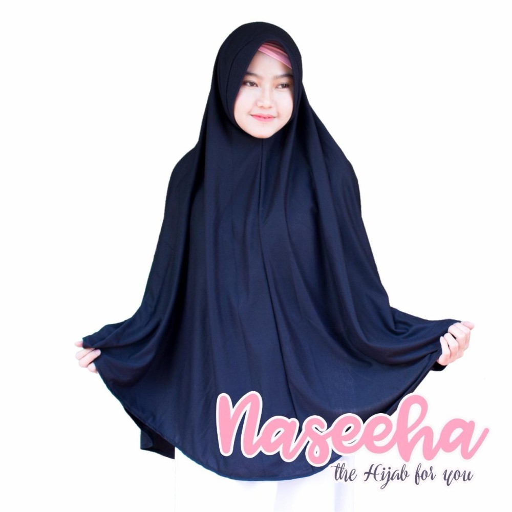  Kerudung syari bergo khimar polos Instan Naseeha 