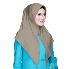 Kerudung Zoya - Alia HL Casual warna Khaky