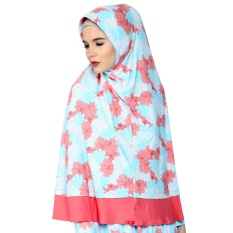 Kerudung Zoya - Bergo Ria Azure Tosca-Pink