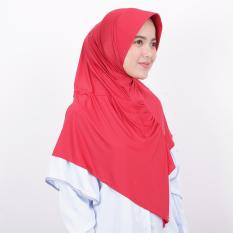 Kerudung Zoya Jilbab Instan - Kalila Filia Rose Red